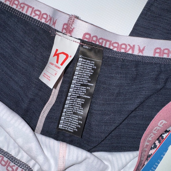 Kari Traa Women's Lune Base Layer Bottoms Thermal Pants L - Picture 6 of 10